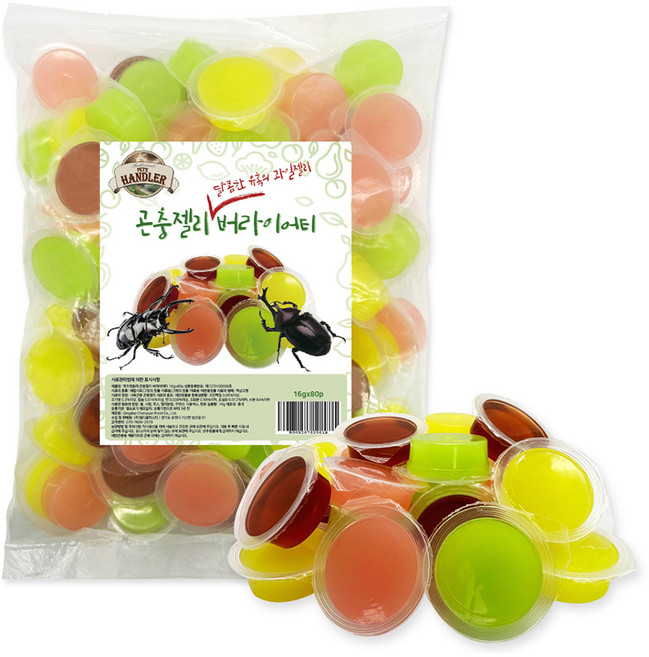 펫츠핸들러 곤충 수액젤리, 혼합색상, 1개