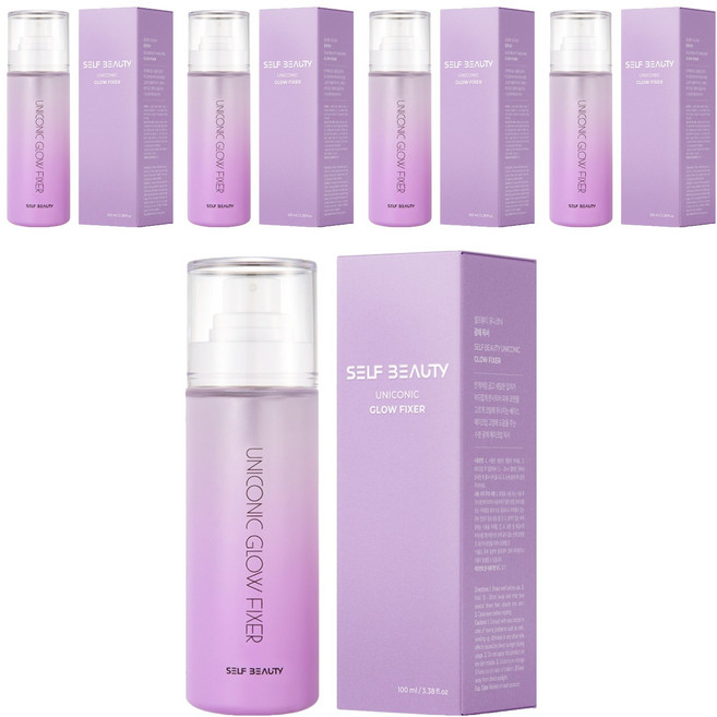 [비건뷰티] 셀프뷰티 유니콘 광채 메이크업 픽서, 100ml, 5개