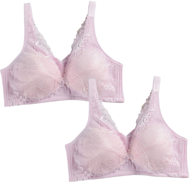 지앤와이 풀 레이스 버튼 수유브라 2p