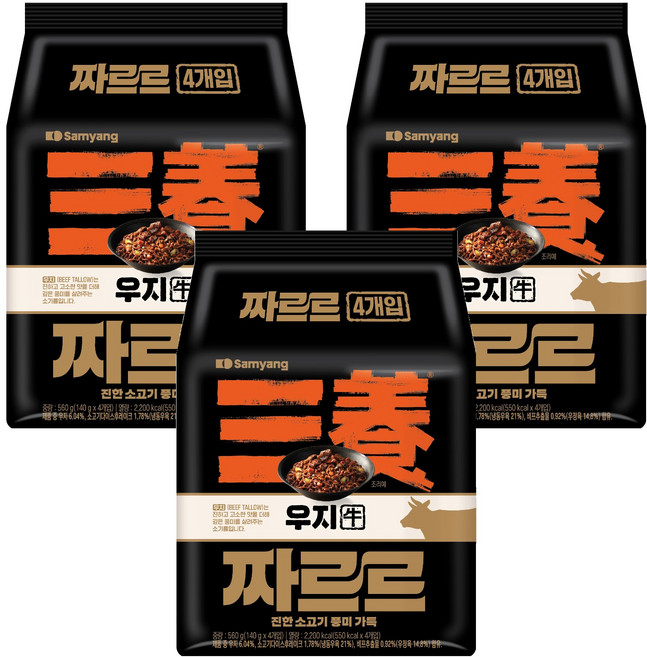 삼양 짜르르 140g, 12개