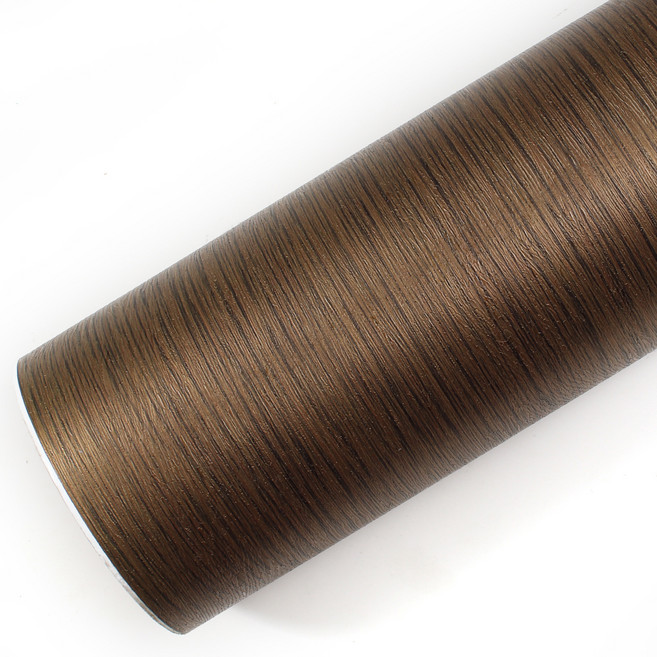 로즈로사 인테리어필름 메탈릭 우드 브론즈 무늬목 시트지, MG243, 폭 60cm x 길이 50m