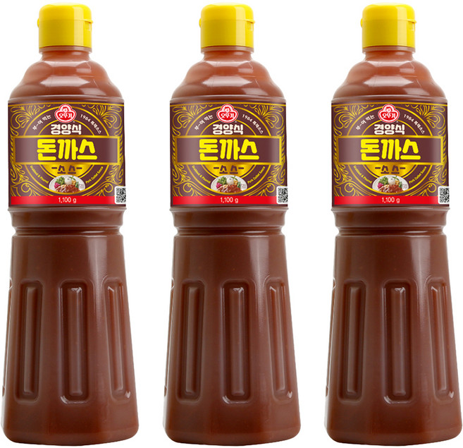 오뚜기 경양식 돈까스소스, 1.1kg, 3개