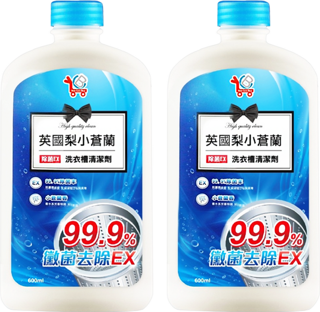 You Can Buy 除菌EX洗衣槽清潔劑 英國梨與小蒼蘭, 2瓶, 600ml