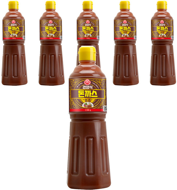 오뚜기 경양식 돈까스소스, 1.1kg, 6개