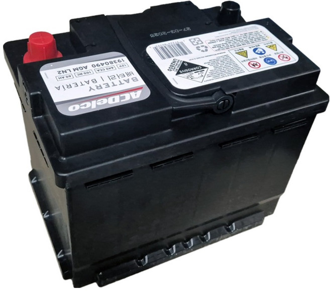 에이씨델코 AGM LN2 L 차량용 배터리 출장교체, 1개, 19380490