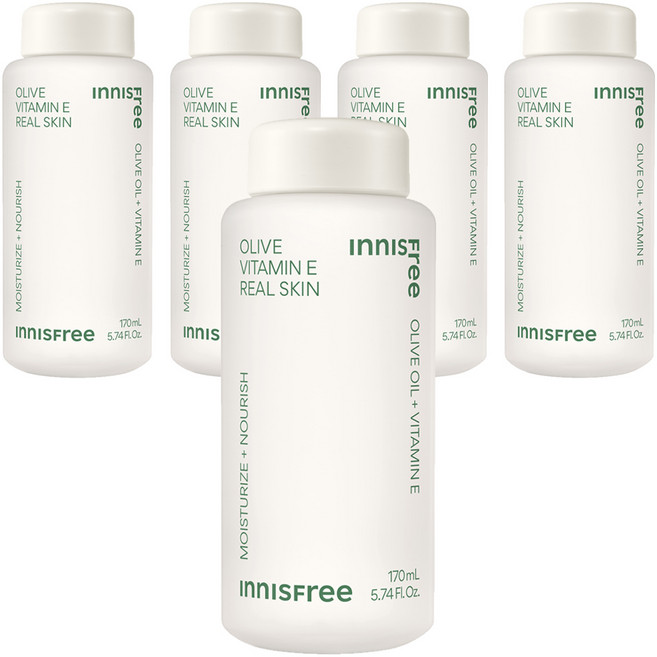 INNISFREE 橄欖維他命E化妝水, 5瓶, 170ml