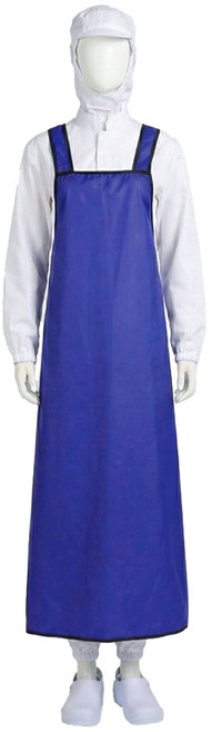 웰프런 우레탄 방수앞치마 검정파이핑 대, 무광네이비, 5개