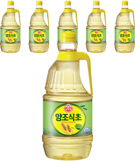 오뚜기 양조 식초, 1.8L, 6개