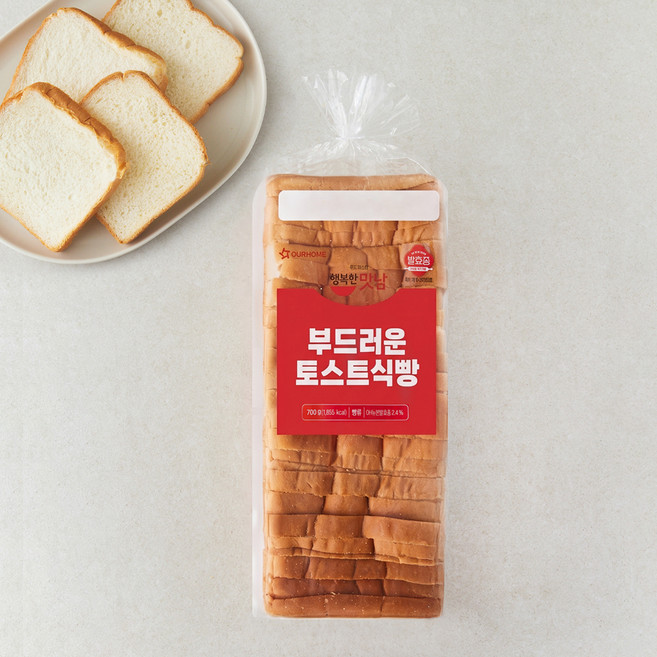 아워홈 부드러운 토스트식빵, 700g, 1개