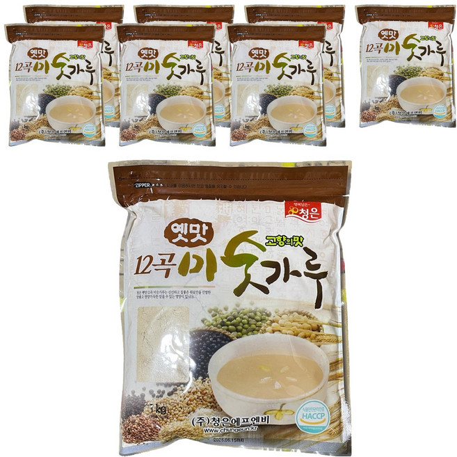 청은에프엔비 옛맛 12곡 미숫가루, 8개, 1kg