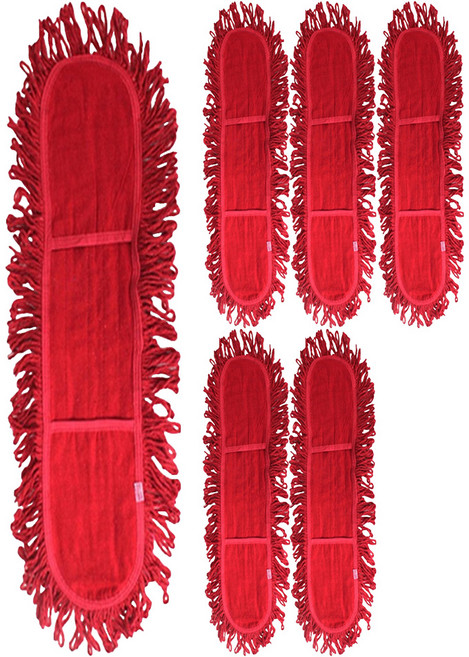 월드크린 리스킹 물걸레 적색, 6개