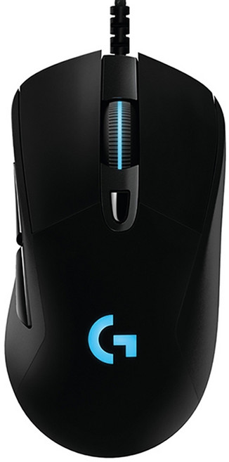 logitech G 羅技G G403 HERO 有線電競滑鼠 124 x 68 x 43mm, M-U0049, 黑色