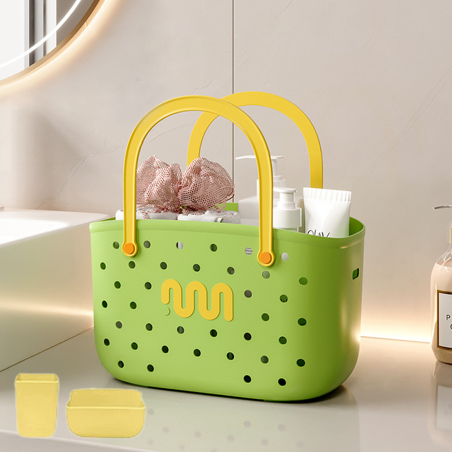 더자카 물빠짐 목욕바구니, 비비드그린