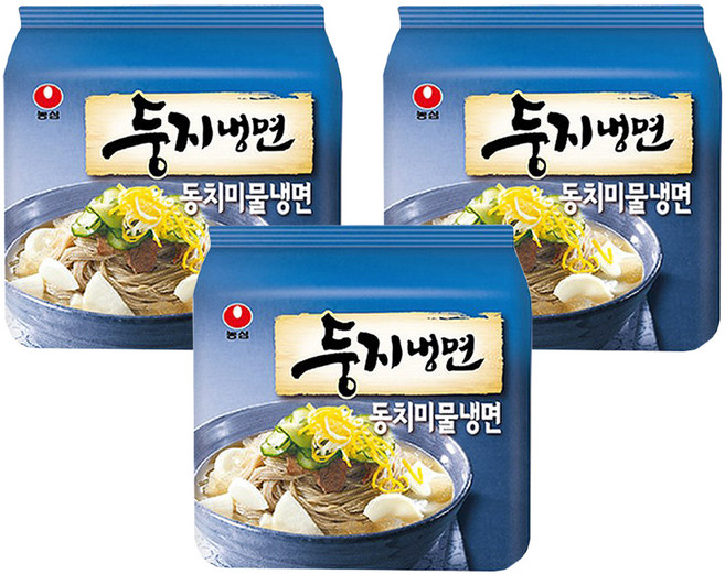 둥지냉면 동치미 물냉면 161g, 12개
