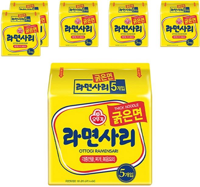 오뚜기 라면사리 굵은면 110g, 30개