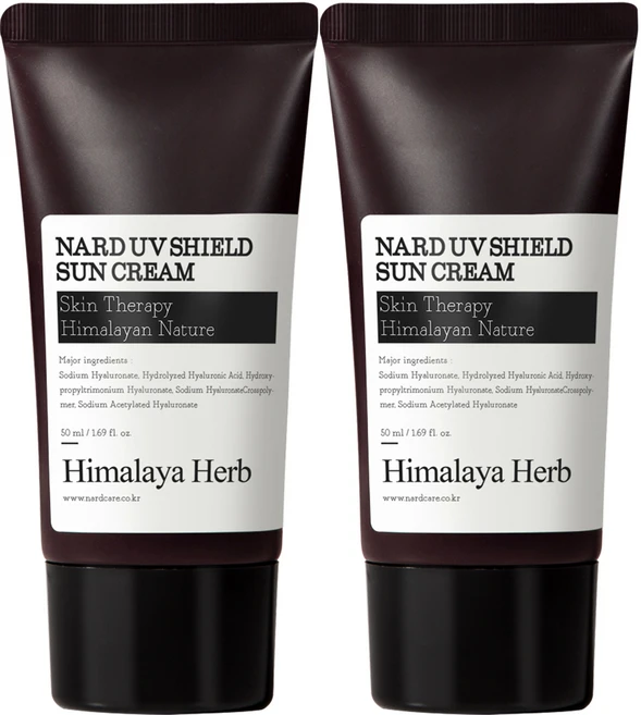 나드 UV 쉴드 선크림 SPF50+ PA++++, 50ml, 2개 - 쿠팡