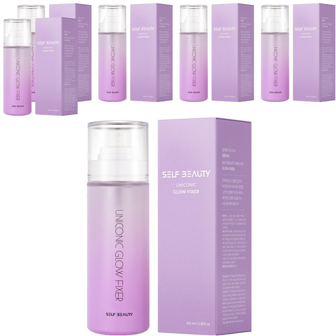 [純素美妝] SELF BEAUTY 獨角獸光彩定妝噴霧, 100ml, 6個