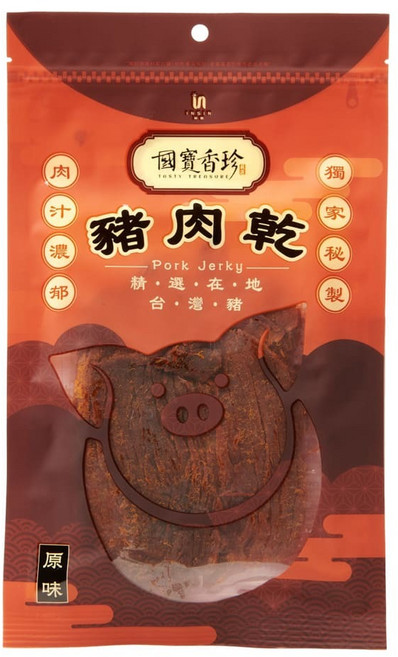TASTY TREASURE 國寶香珍 豬肉乾, 100g, 1包