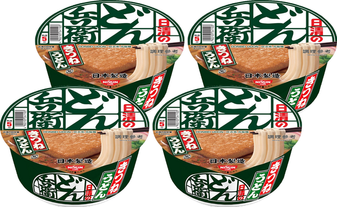 NISSIN 日清 咚兵衛 油豆腐烏龍麵 95g, 4入