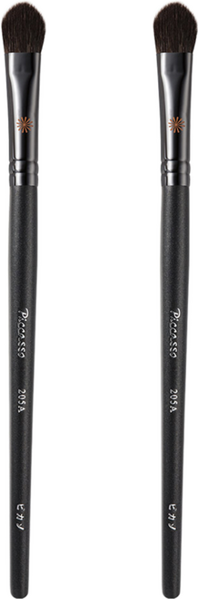 피카소 205 A 아이섀도우 브러쉬, 혼합 색상, 2개