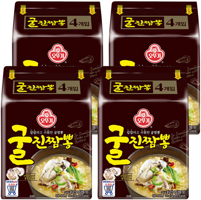 OTOKI 不倒翁 牡蠣海鮮風味湯麵 130g, 16包