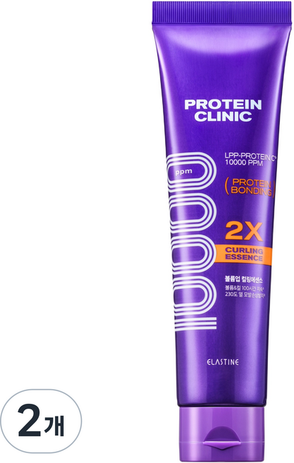 엘라스틴 프로틴 클리닉 10000 컬링 헤어에센스, 150ml, 2개