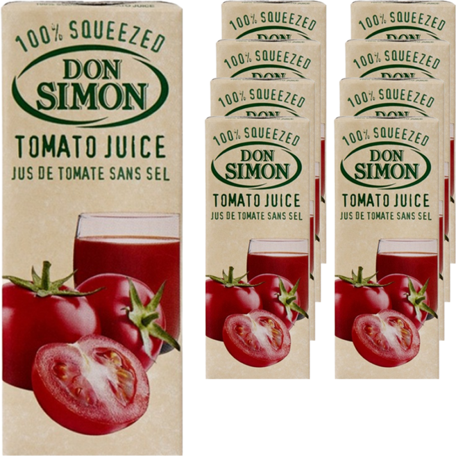돈시몬 착즙 토마토 주스, 200ml, 9개