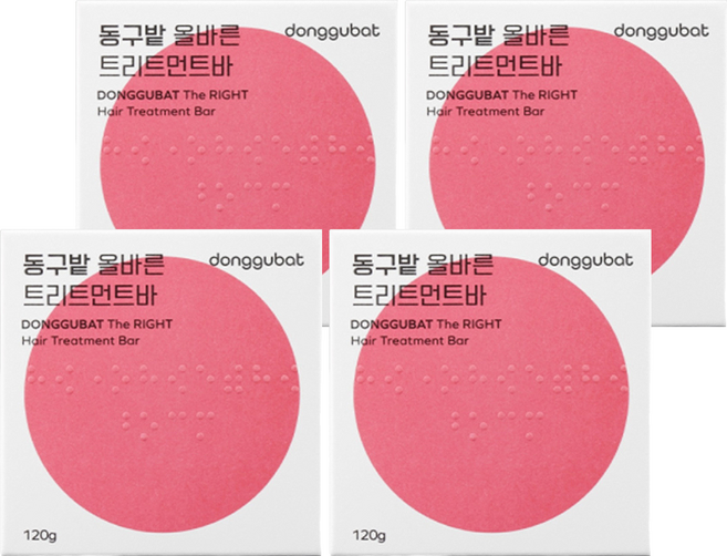 donggubat 滋養護髮皂, 120g, 4個