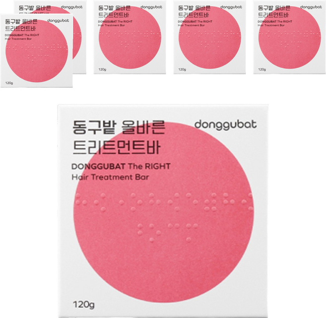 donggubat 滋養護髮皂, 120g, 6個