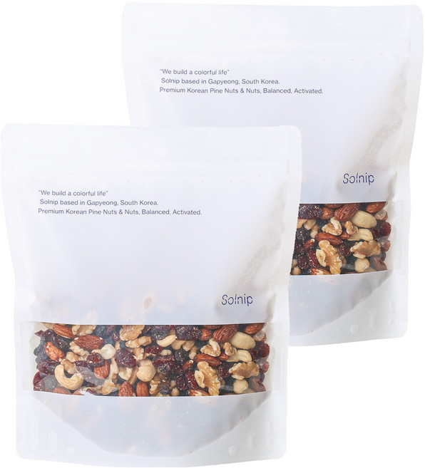 Solnip 莓果乾&綜合堅果, 450g, 2包