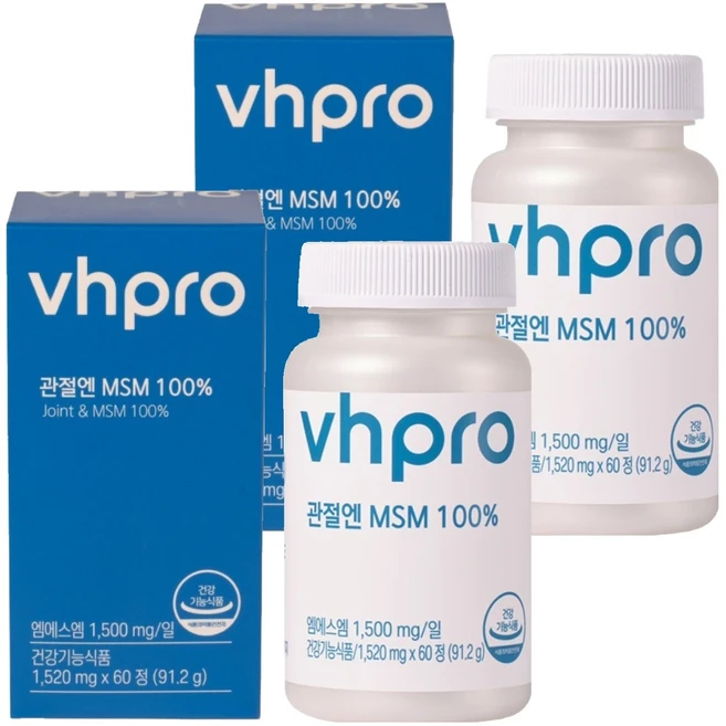 비타민하우스 관절엔 MSM 100%, 60정, 2개 - 쿠팡