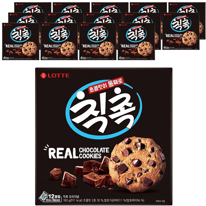 LOTTE 樂天 Chik Chok 原味, 180g, 15個