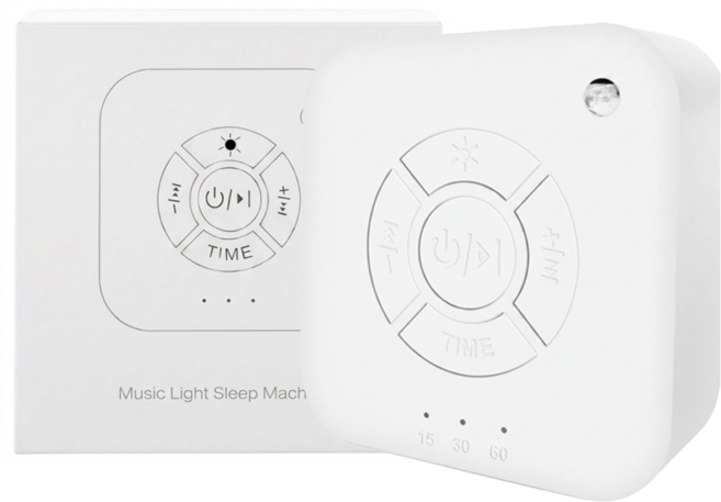攜帶型白噪音安撫除噪助眠儀 Q1 1W 白色 100g, 1個