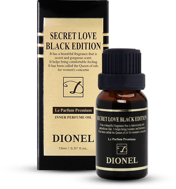 디오넬 시크릿 러브 블랙 에디션 여성청결 아로마 퍼퓸 오일, 15ml, 1개