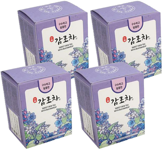 감로700 유기농 구수하고 달콤한 감로차 티백, 1g, 12개입, 4개