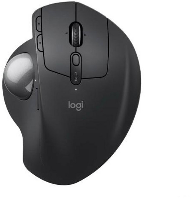 logitech 羅技 MX Ergo S 無限軌跡球滑鼠 13.25 x 9.98 x 5.14cm, 石墨黑