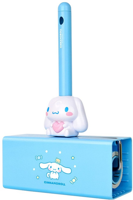 아텍스 시나모롤 돌돌이 사선컷팅 테이프클리너, 1개