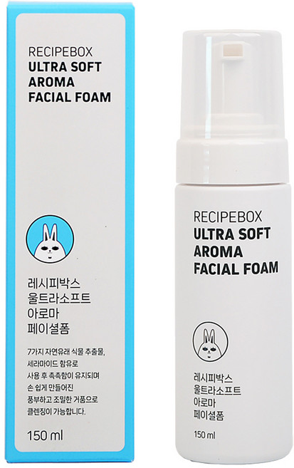 레시피박스 울트라소프트 아로마 페이셜 클렌징 폼, 1개, 150ml