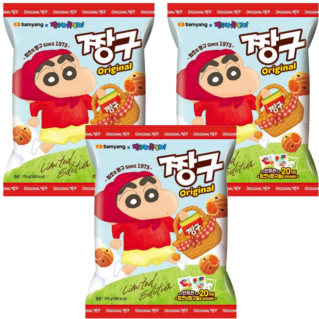삼양 짱구, 3개, 115g