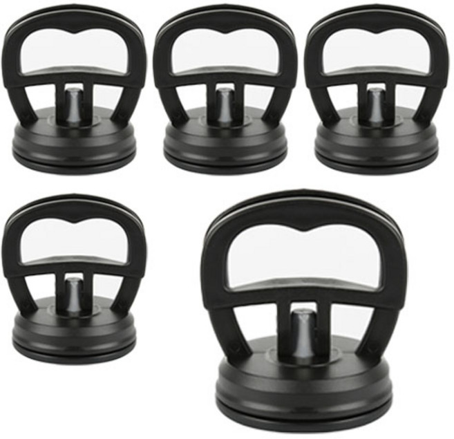 신중상점 자동차 셀프 덴트플러 외형 찌그러짐 복원 고급 용품 5p, 블랙, 1개