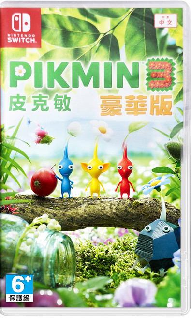 Nintendo 任天堂 SWITCH 遊戲片 皮克敏 3 豪華版 6歲以上, 1個