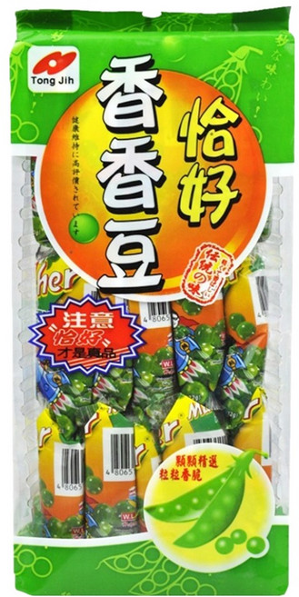 TONG JIH 統記食品 恰好香香豆 原味, 330g, 1袋
