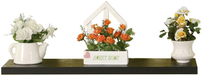 무지주 선반, 블랙, 1단