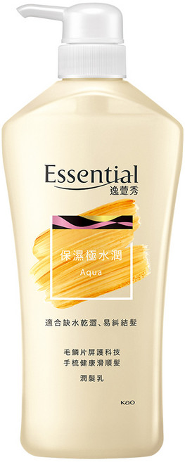 Essential 逸萱秀 保濕極水潤潤髮乳, 700ml, 1瓶