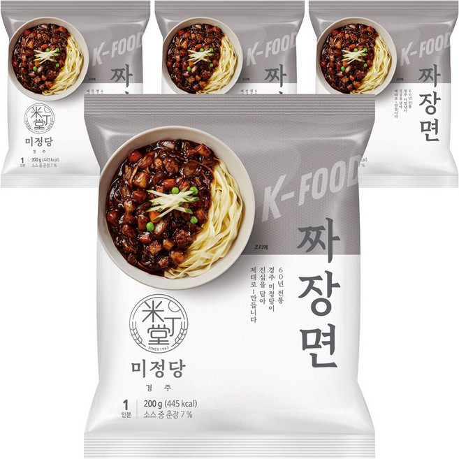 Mijungdang 米丁堂 炸醬麵 200g, 4個