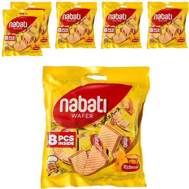 nabati 奶油起司威化餅, 414g, 6袋