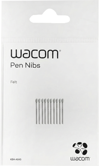 wacom 毛氈筆芯 ACK-222-13 10入, 1個, 灰色