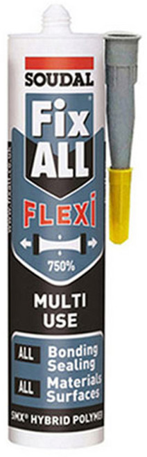 픽스올 수달 플렉시 강력접착 실리콘 회색 290ml, 1개
