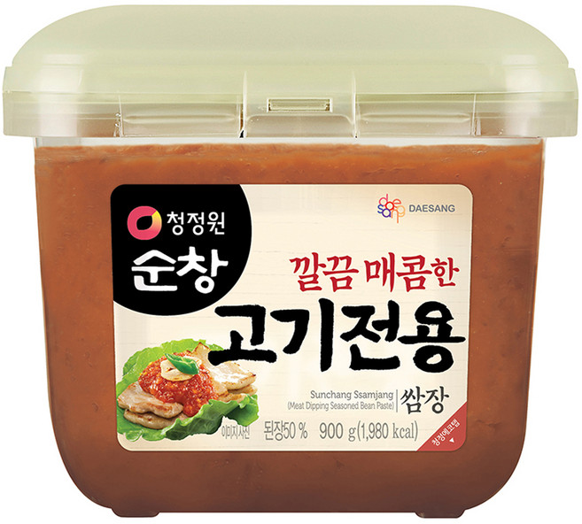 청정원순창 깔끔 매콤한 고기전용 쌈장, 900g, 1개