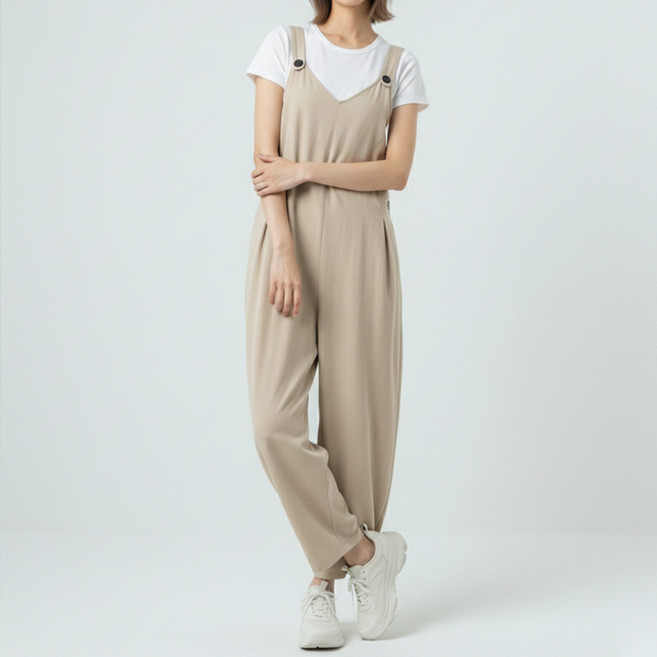 아뗄릭 듀이 루즈핏 오버롤 멜빵 점프수트 11460